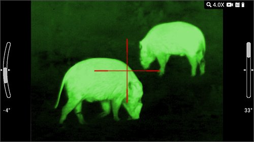 Sniper Thermal Scope View by Terrain: ATN ThOR 6 640x512 3-24x